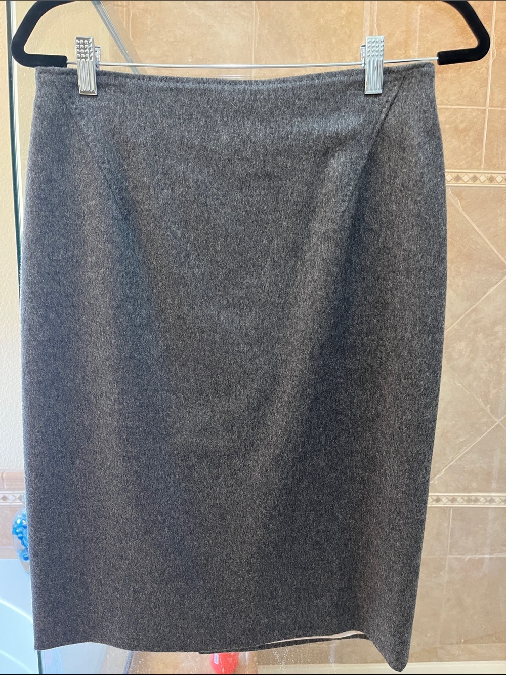 Les Copains Charcoal Gray Pencil Skirt